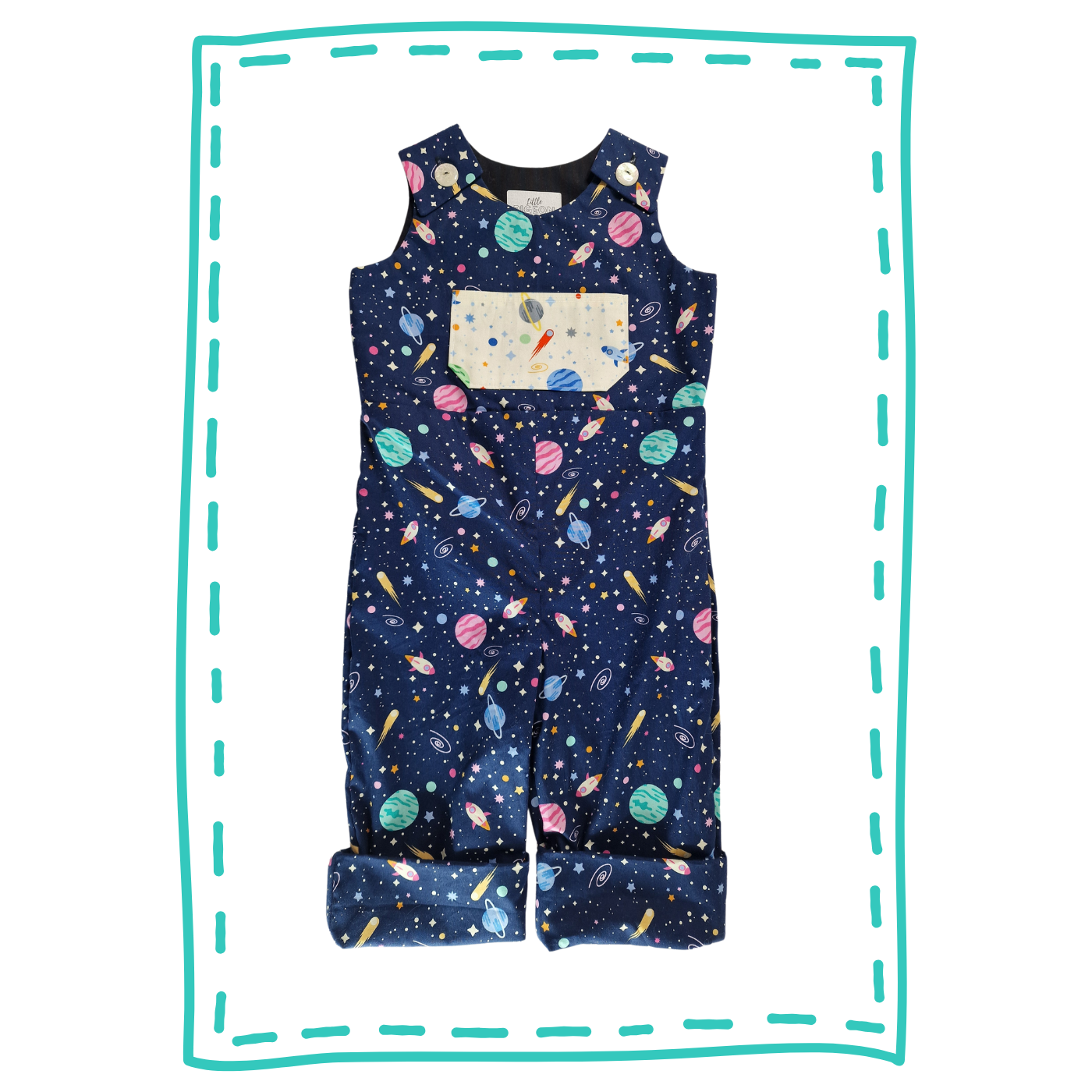 Space Pocket Romper