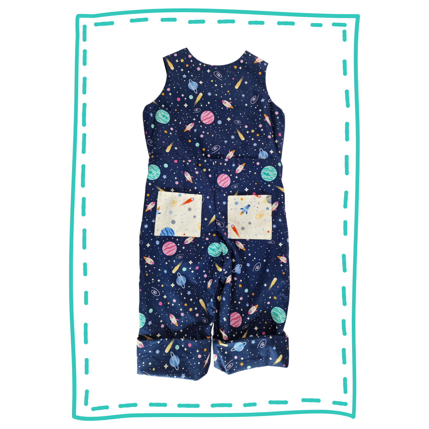 Space Pocket Romper
