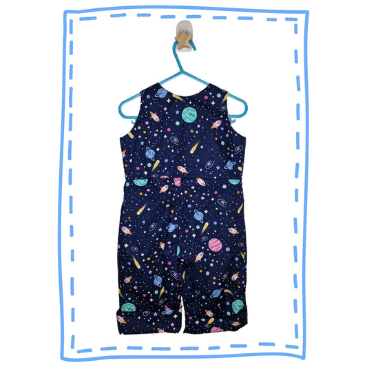 Navy Space Romper