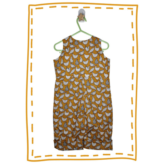 Yellow Chicken Romper