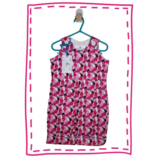 Pink Bear Romper