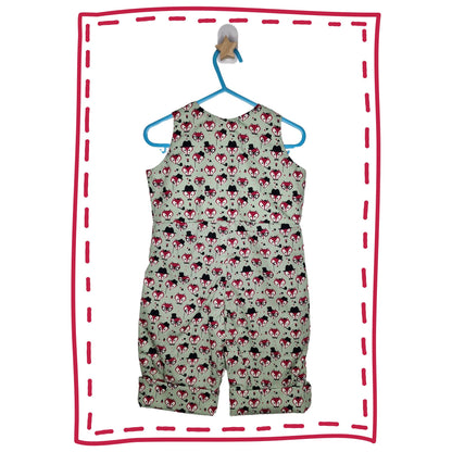 Mint Green Fox Romper