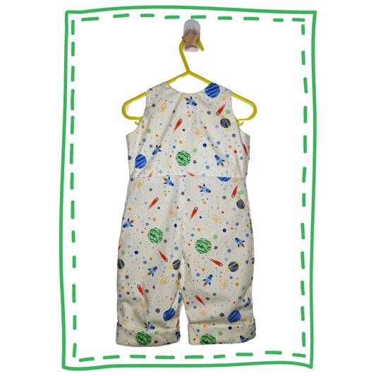 Cream Space Romper