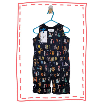 Navy Alphabet Romper