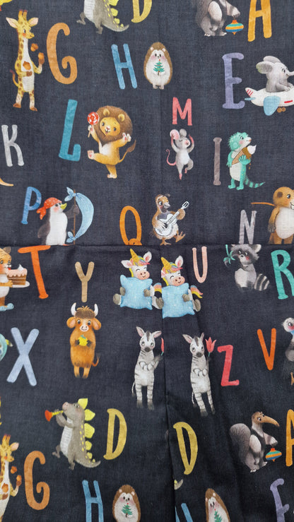 Navy Alphabet Romper