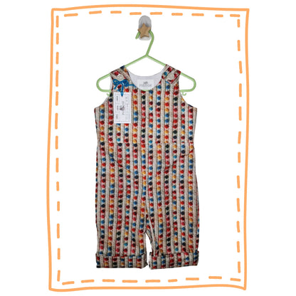 Faux Bobble Knit Romper
