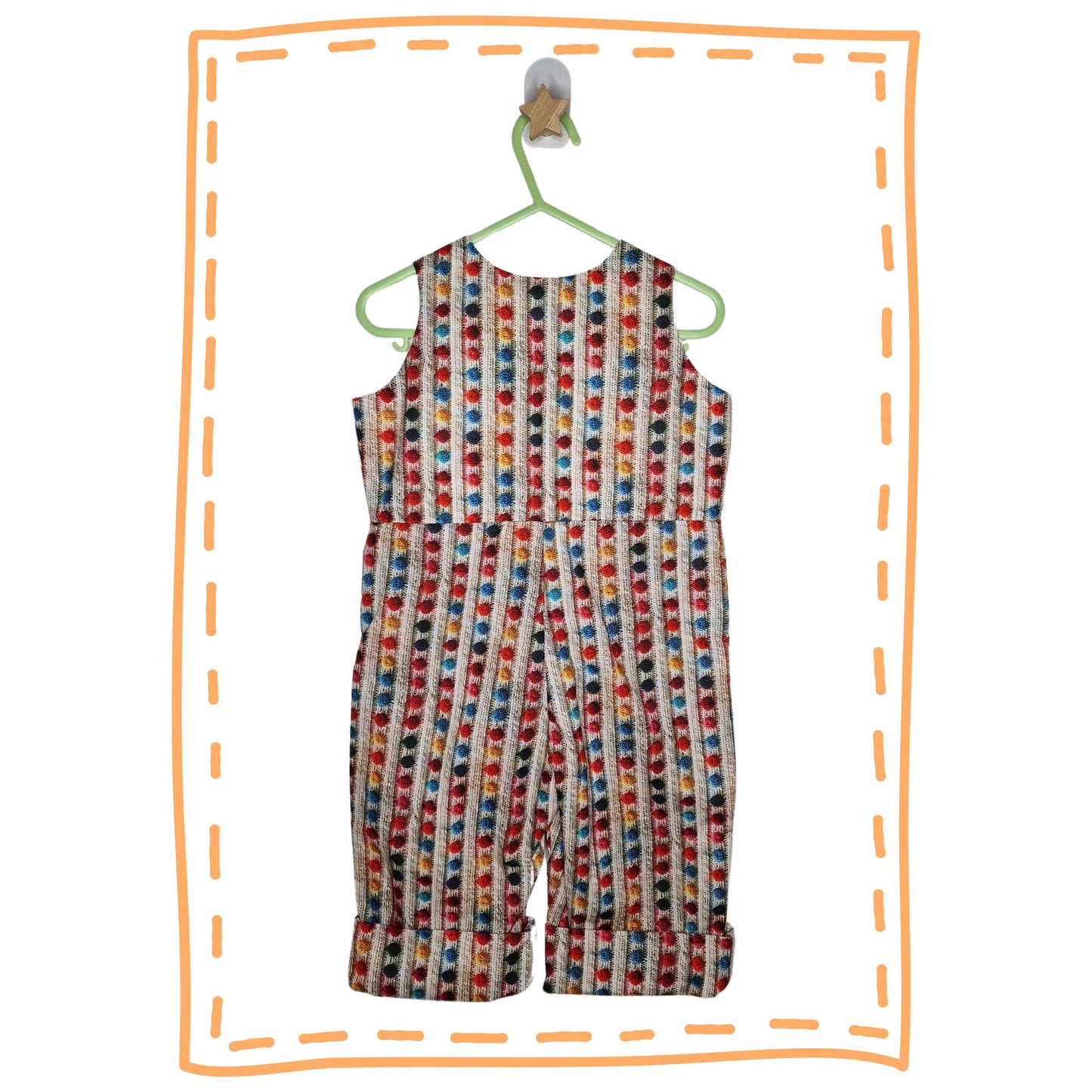 Faux Bobble Knit Romper