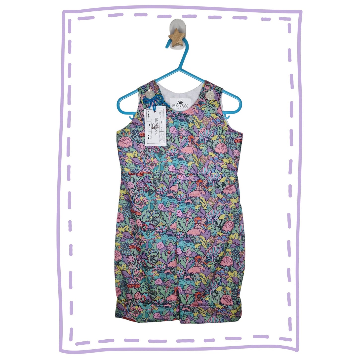 Pink Mushroom Romper