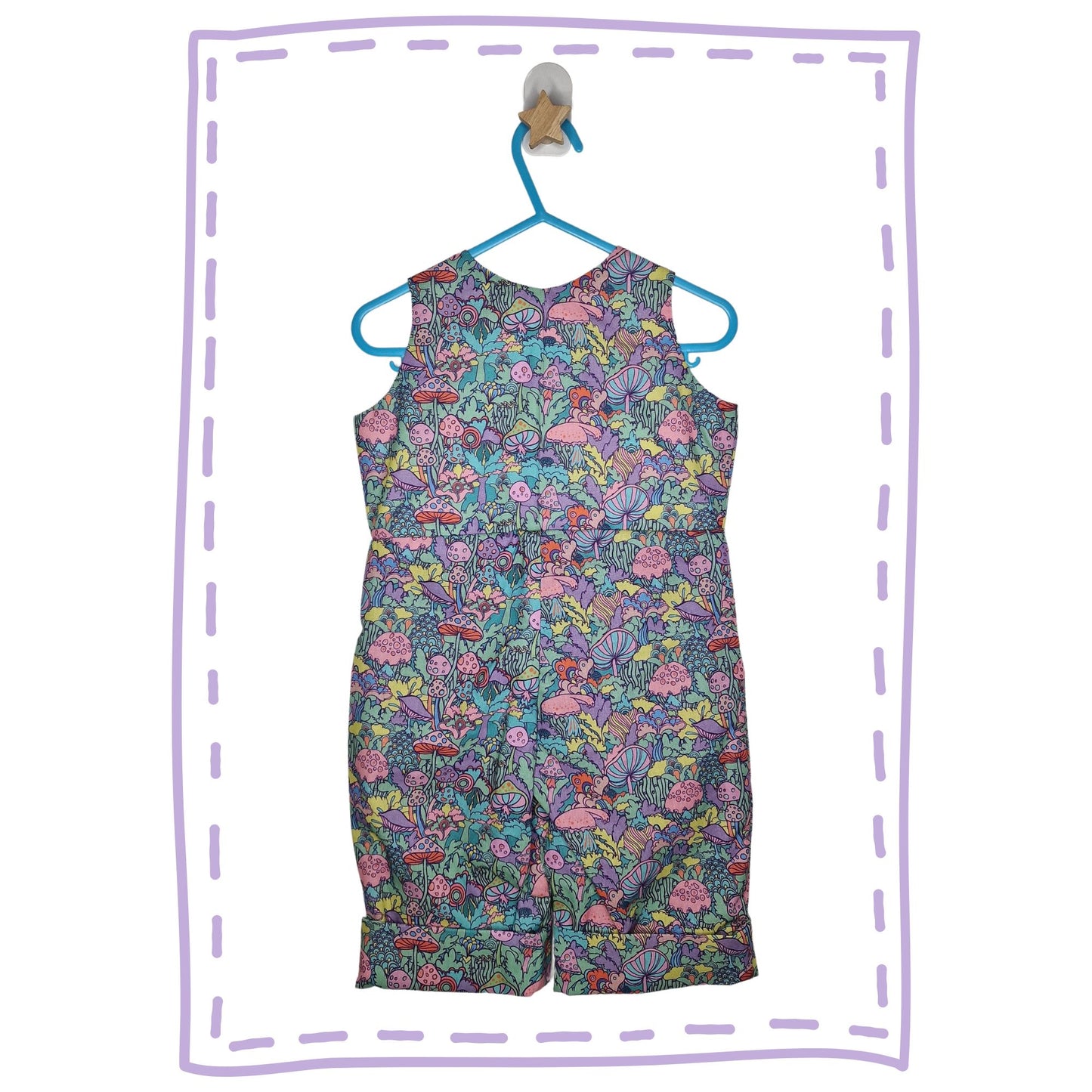 Pink Mushroom Romper