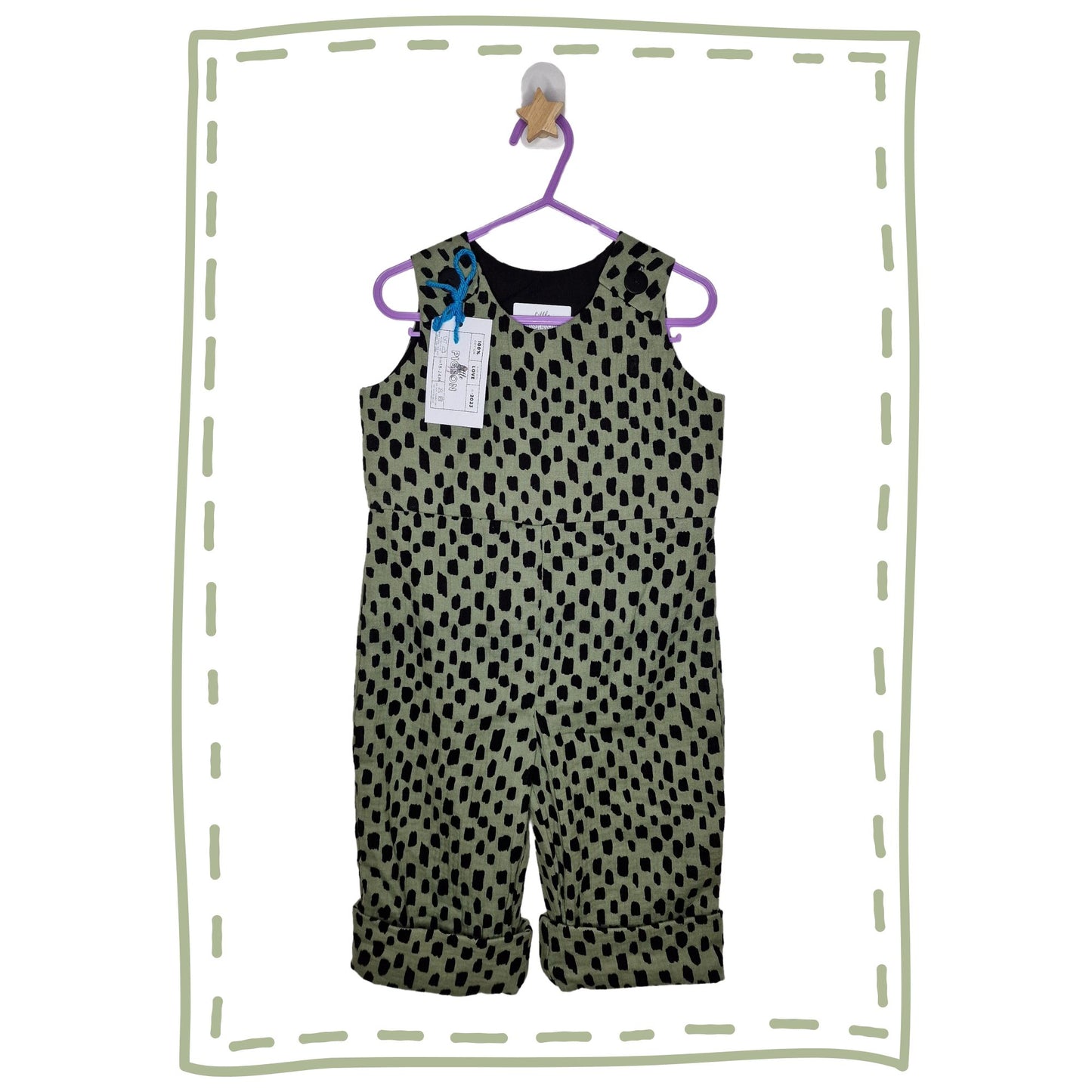 Green Splodge Romper