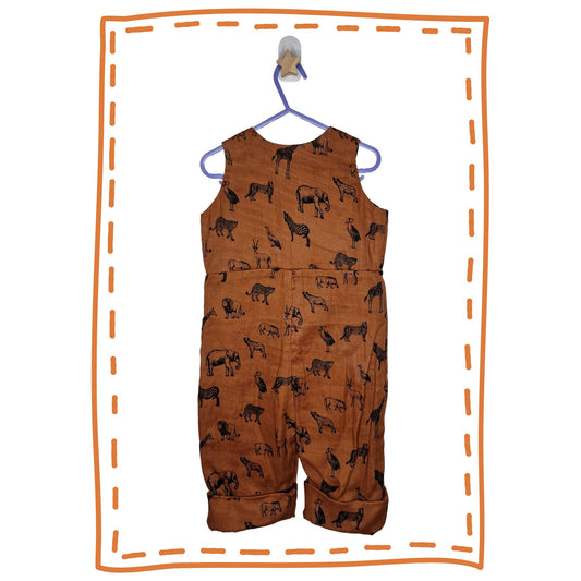 Rust Animal Romper