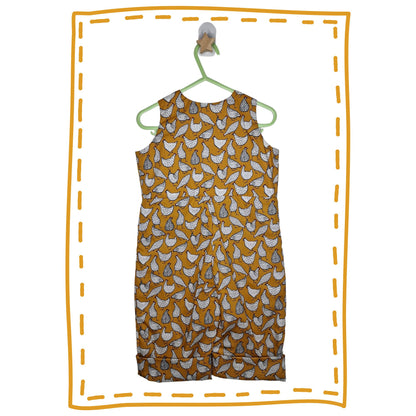 Yellow Chicken Romper