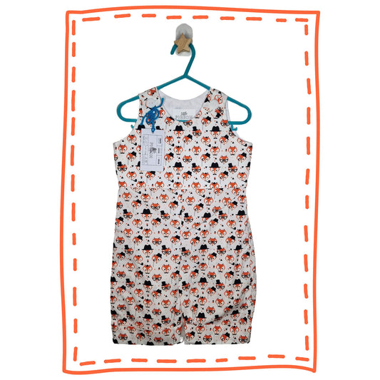 White Fox Romper